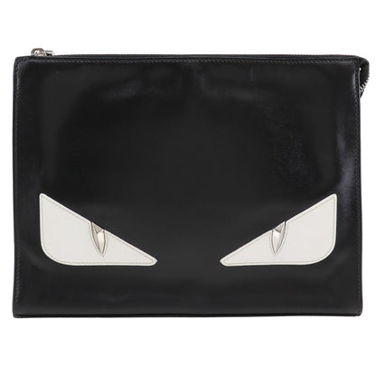 Fendi Luxury Leather Red Clutch Style 3