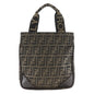 Fendi Tote Canvas Red Tote Bag Style 26
