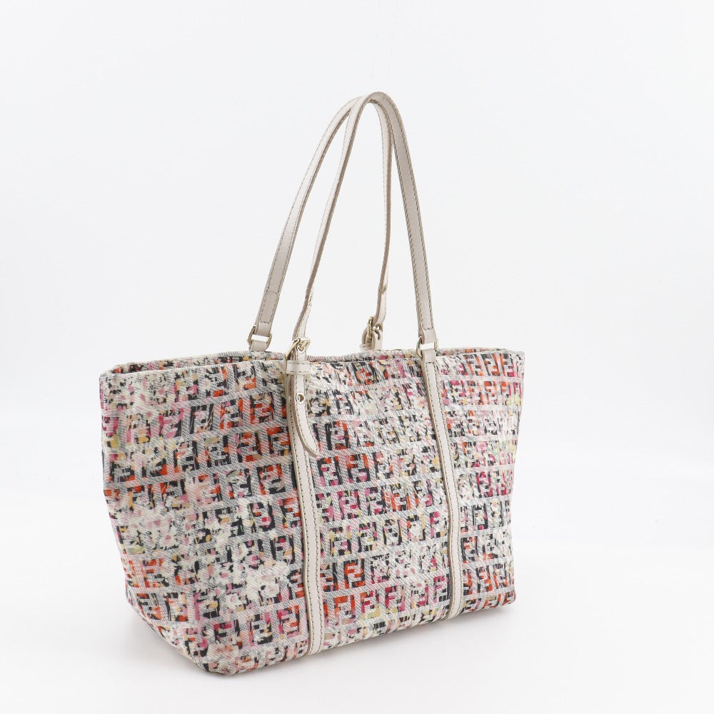 Fendi Baguette Coated Canvas Shoulder Bag