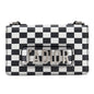 Christian Dior Shoulder Bag Calfskin Black / white 2-way clutch Jadior Women