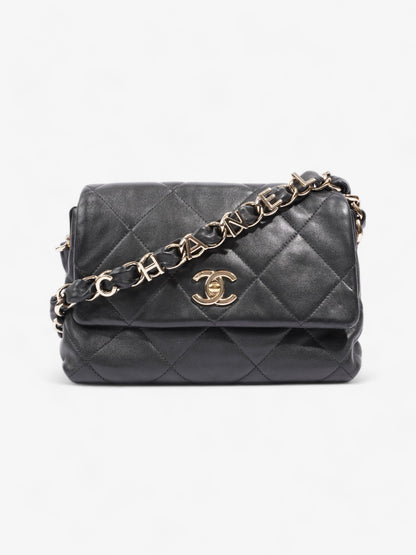 Chanel 19 Flap Black Lambskin Leather