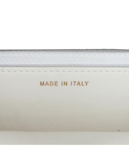 Enchained Quilted Lambskin Leather Crossbody Flap Wallet