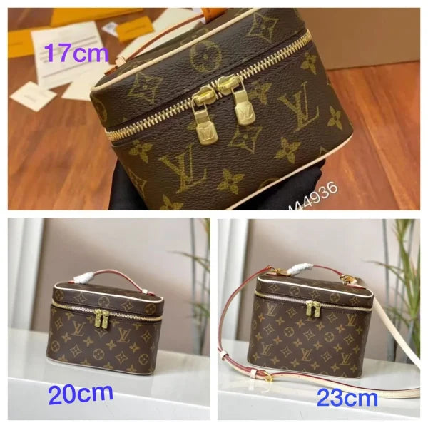 Louis Vuitton Alma BB Damier Canvas Handbag Brown