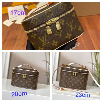 Louis Vuitton Alma BB Damier Canvas Handbag Brown