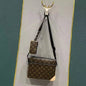 Louis Vuitton Monogram Unisex Street Style 2WAY Bi-Color Plain Leather