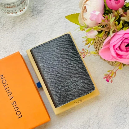 Louis Vuitton Passport Cover Leather Wallet