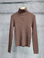 Louis Vuitton Ribbed High-Neck T-Shirt with Logo