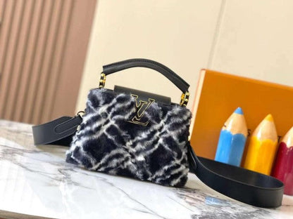 Louis Vuitton Handmade Velvet Ikat Clutch