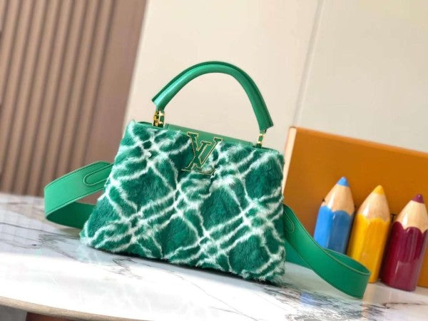 Louis Vuitton Handmade Velvet Ikat Clutch