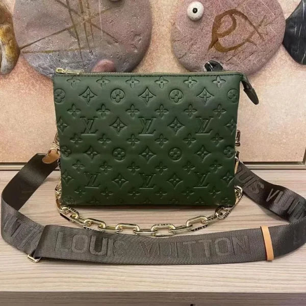 Louis Vuitton Coussin PM Monograph Lamb Leather Shoulder Bag