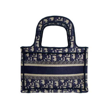 Dior Book Tote Lou Mini Canvas Tote Bag