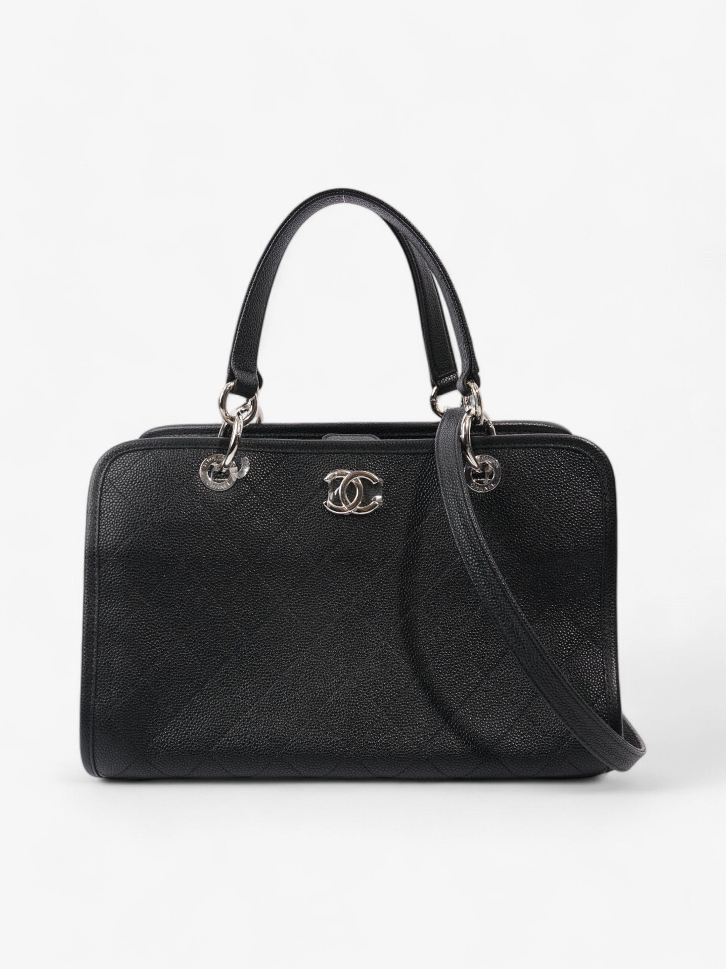Chanel Shopping Tote Black Caviar Leather