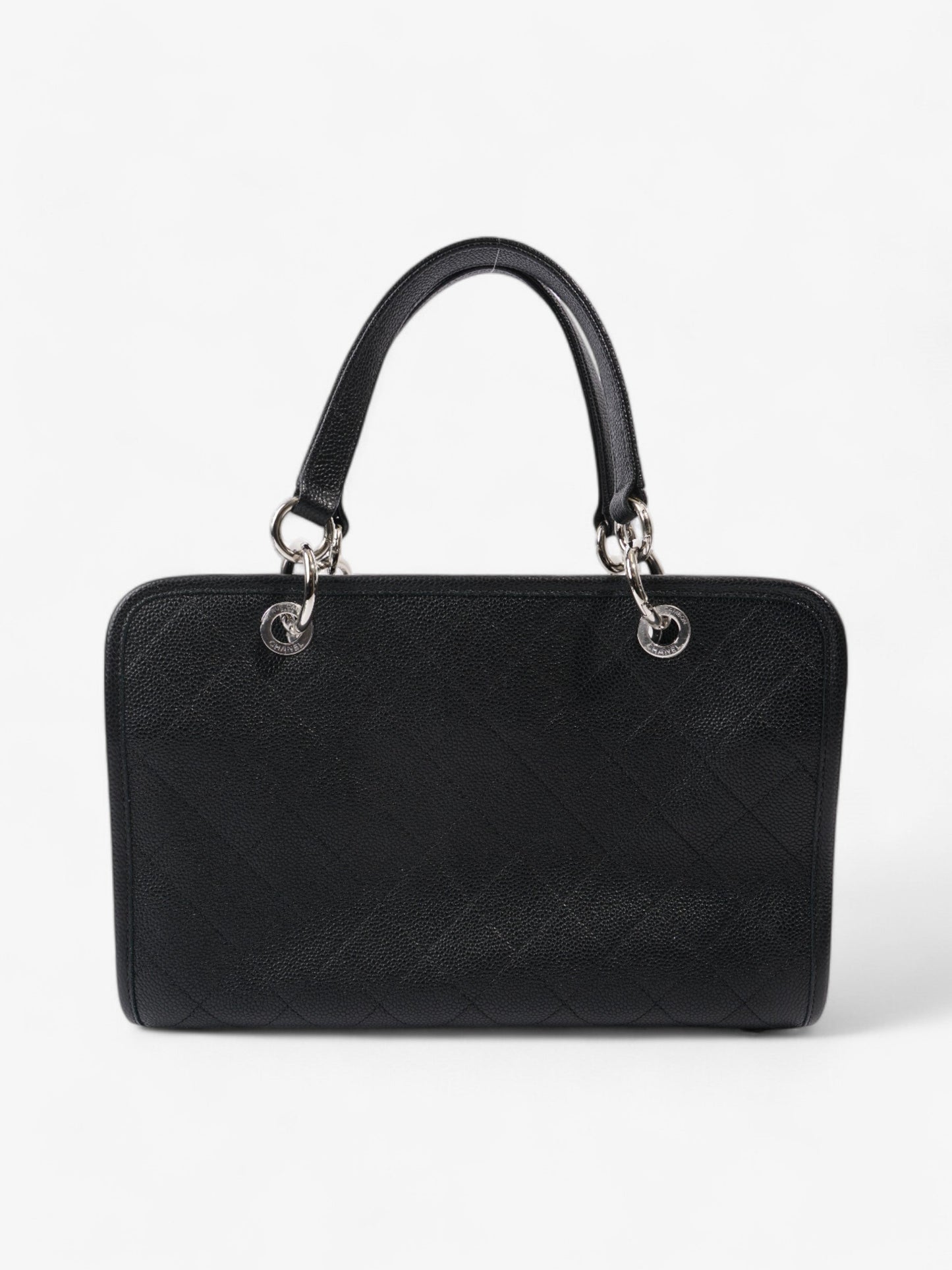 Chanel Shopping Tote Black Caviar Leather