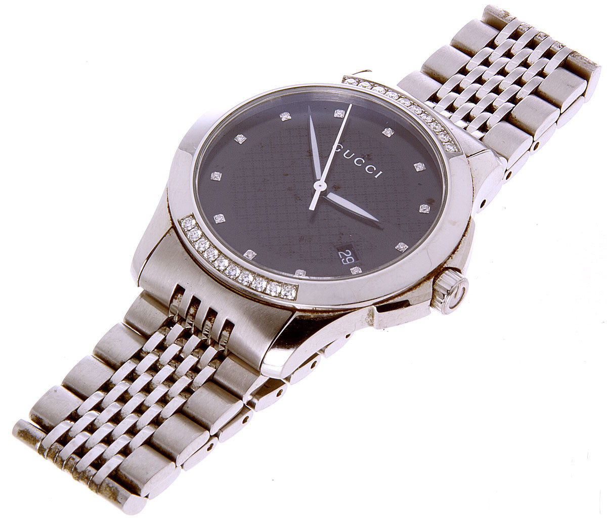 Gucci G-Timeless 126.4 Diamond Watch