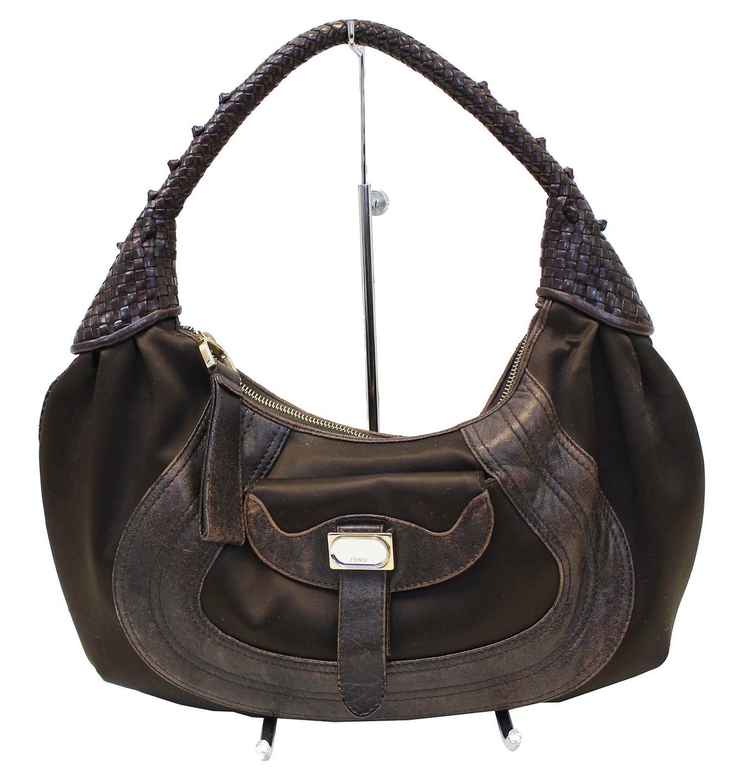 Fendi Leather Brown Shoulder Bag