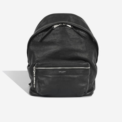 Saint Laurent Luxury Leather Red Backpack Style 2