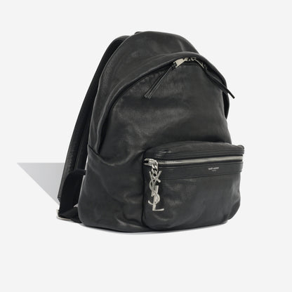 Saint Laurent Luxury Leather Red Backpack Style 2
