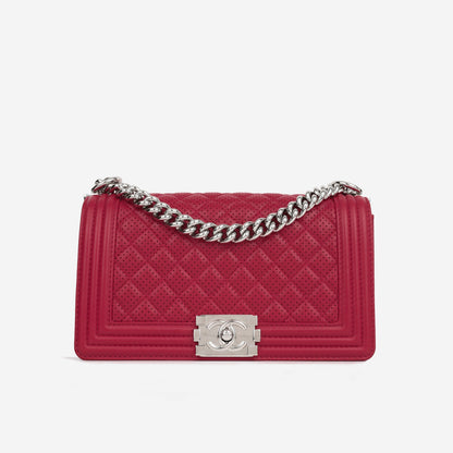 Chanel Boy Bag Lambskin Gold Shoulder Bag Style 5