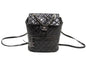 Chanel Black Quilted Calfskin Leather Small Salzburg Mountain Backpack