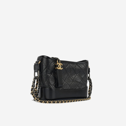 Chanel Classic Flap Lambskin Black Shoulder Bag Style 295