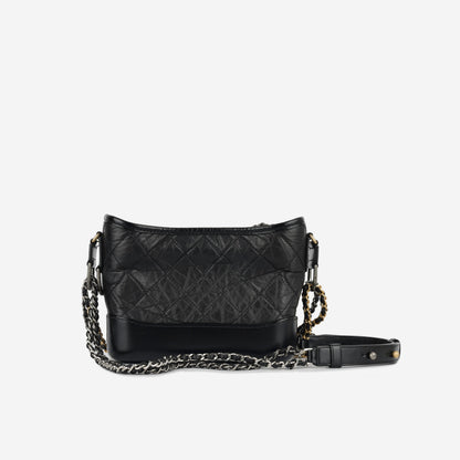 Chanel Classic Flap Lambskin Black Shoulder Bag Style 295