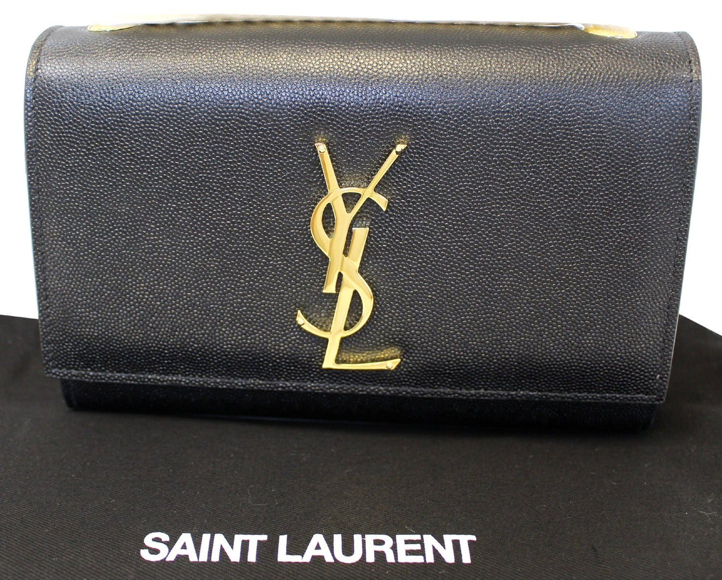 Saint Laurent Kate Leather Black Crossbody Style 5