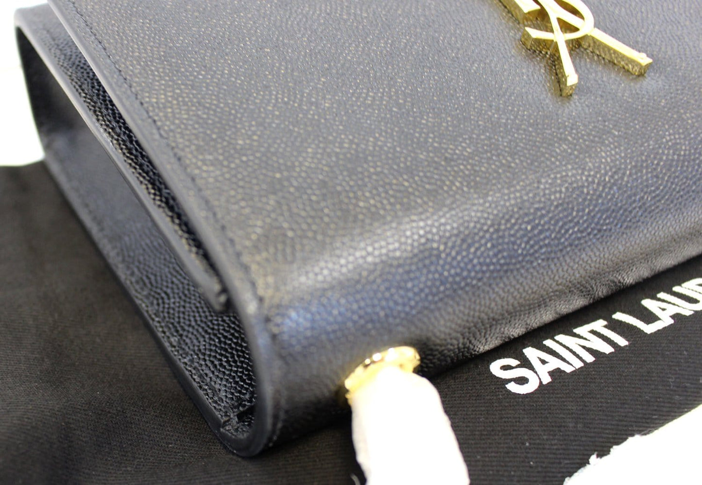 Saint Laurent Kate Leather Black Crossbody Style 5