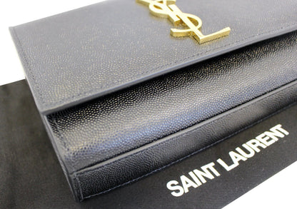 Saint Laurent Kate Leather Black Crossbody Style 5