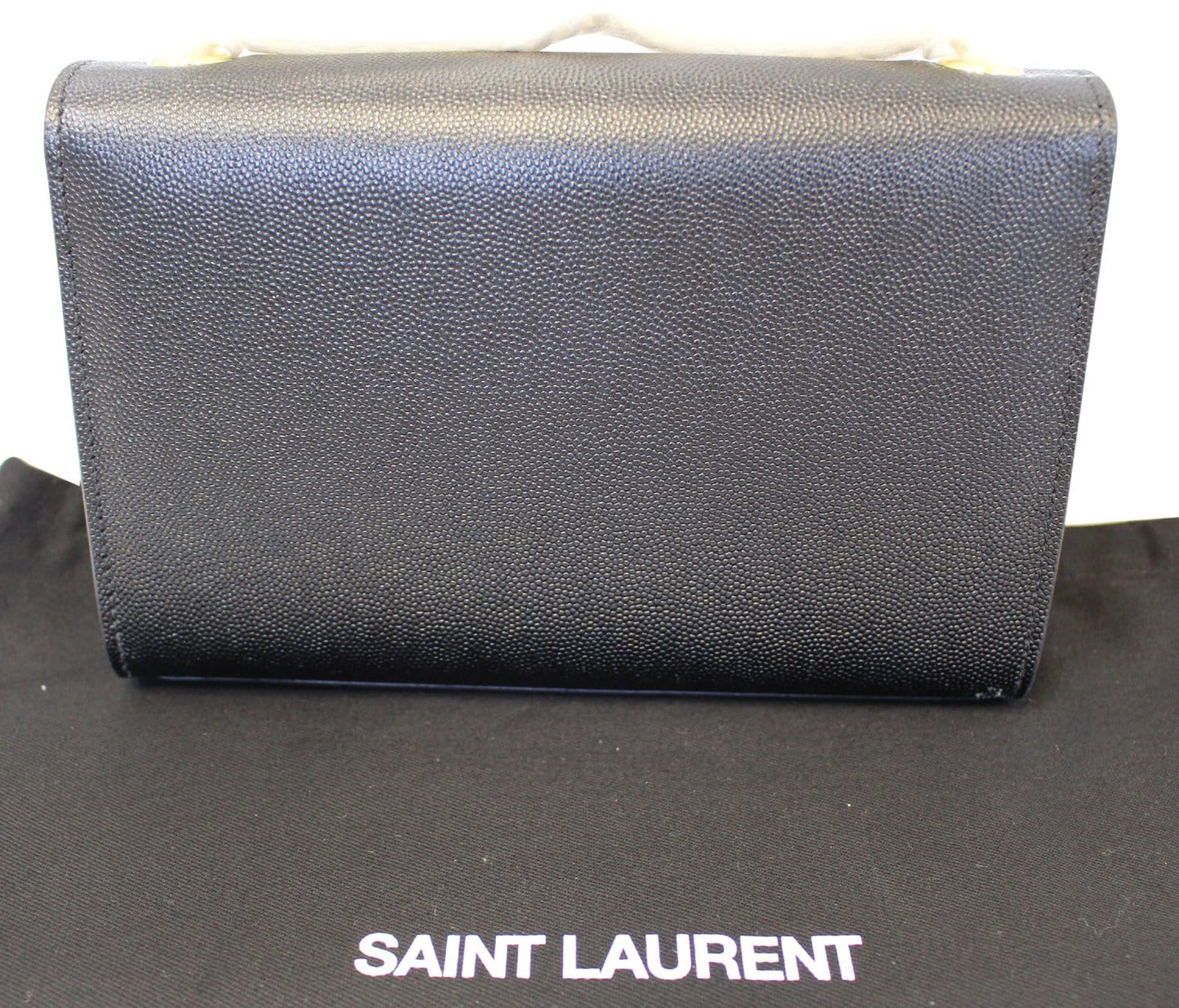 Saint Laurent Kate Leather Black Crossbody Style 4
