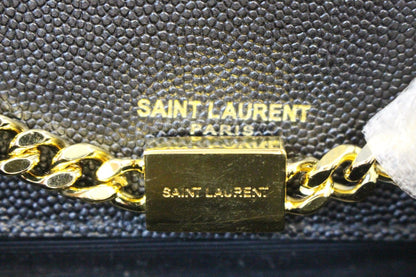 Saint Laurent Kate Leather Black Crossbody Style 4