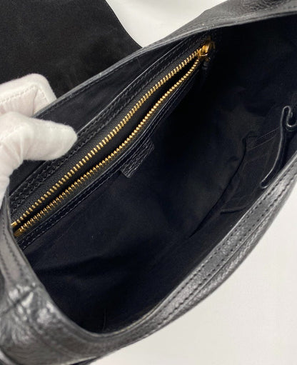 Céline leather and suede crossbody