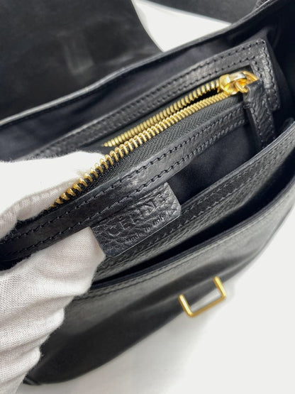 Céline leather and suede crossbody