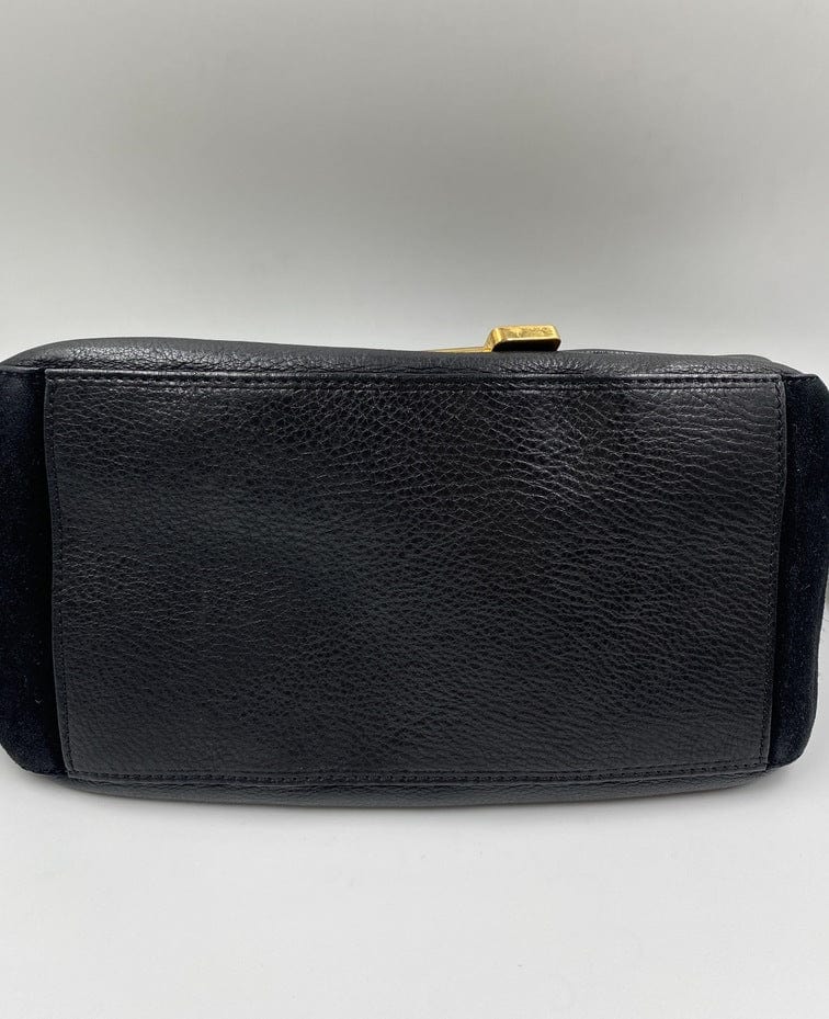Céline leather and suede crossbody