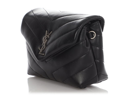 Saint Laurent Loulou Matelassé Black Shoulder Bag