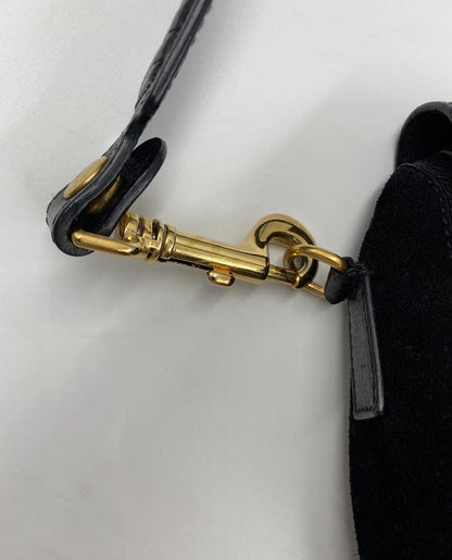 Céline leather and suede crossbody