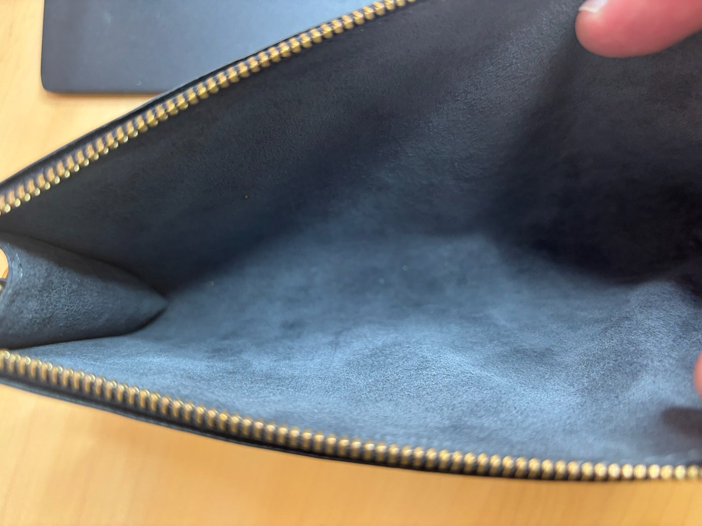 Louis Vuitton Pochette Accessoires in Black Epi Leather