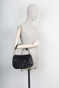 Christian Dior Double Saddle Bag Black