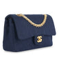 Chanel Classic Flap Caviar Gold Shoulder Bag Style 35