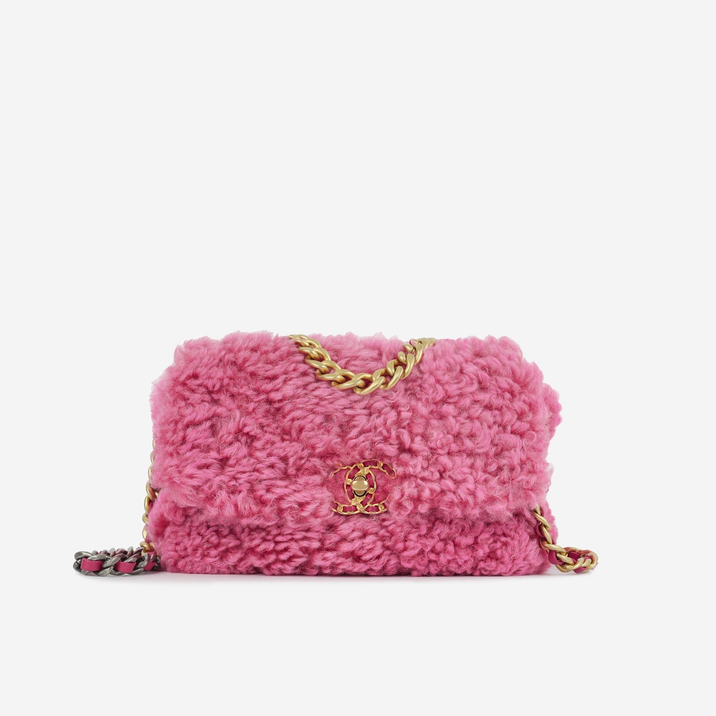 Chanel Chanel 19 Lambskin Black Shoulder Bag Style 28