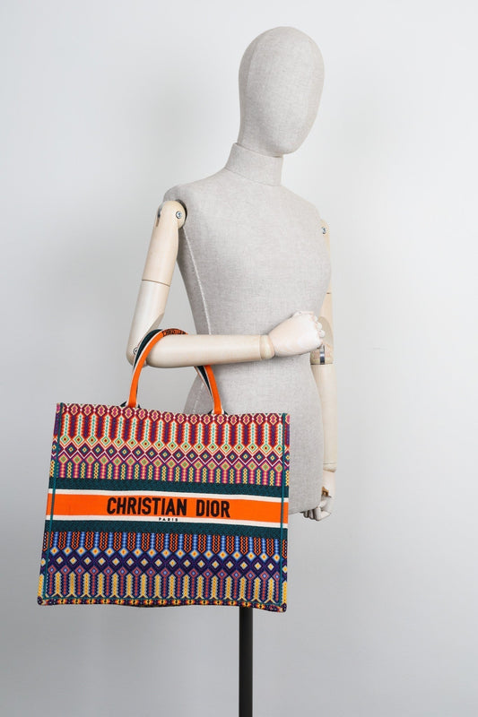 Dior Book Tote Canvas Tote Bag