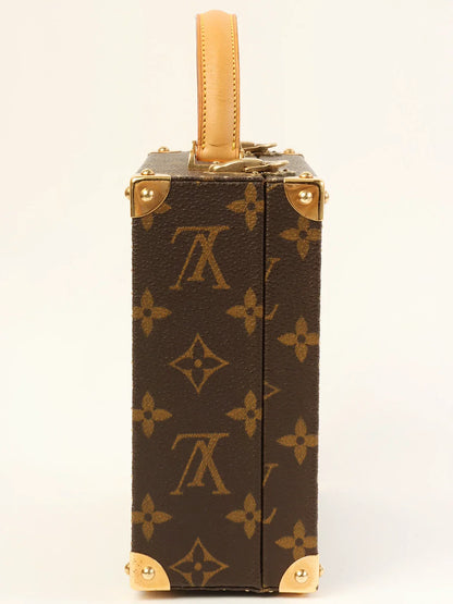 LOUIS VUITTON 2007 Made Takashi Murakami Collaboration Monogram Jewelry Box Brown/Multi