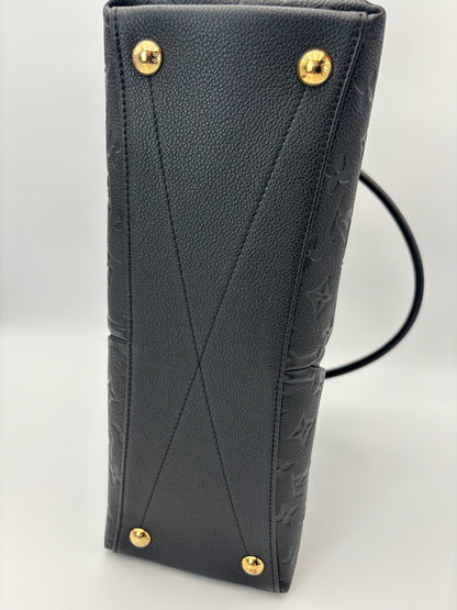 Louis Vuitton V Tote MM in Monogram Empreinte Leather