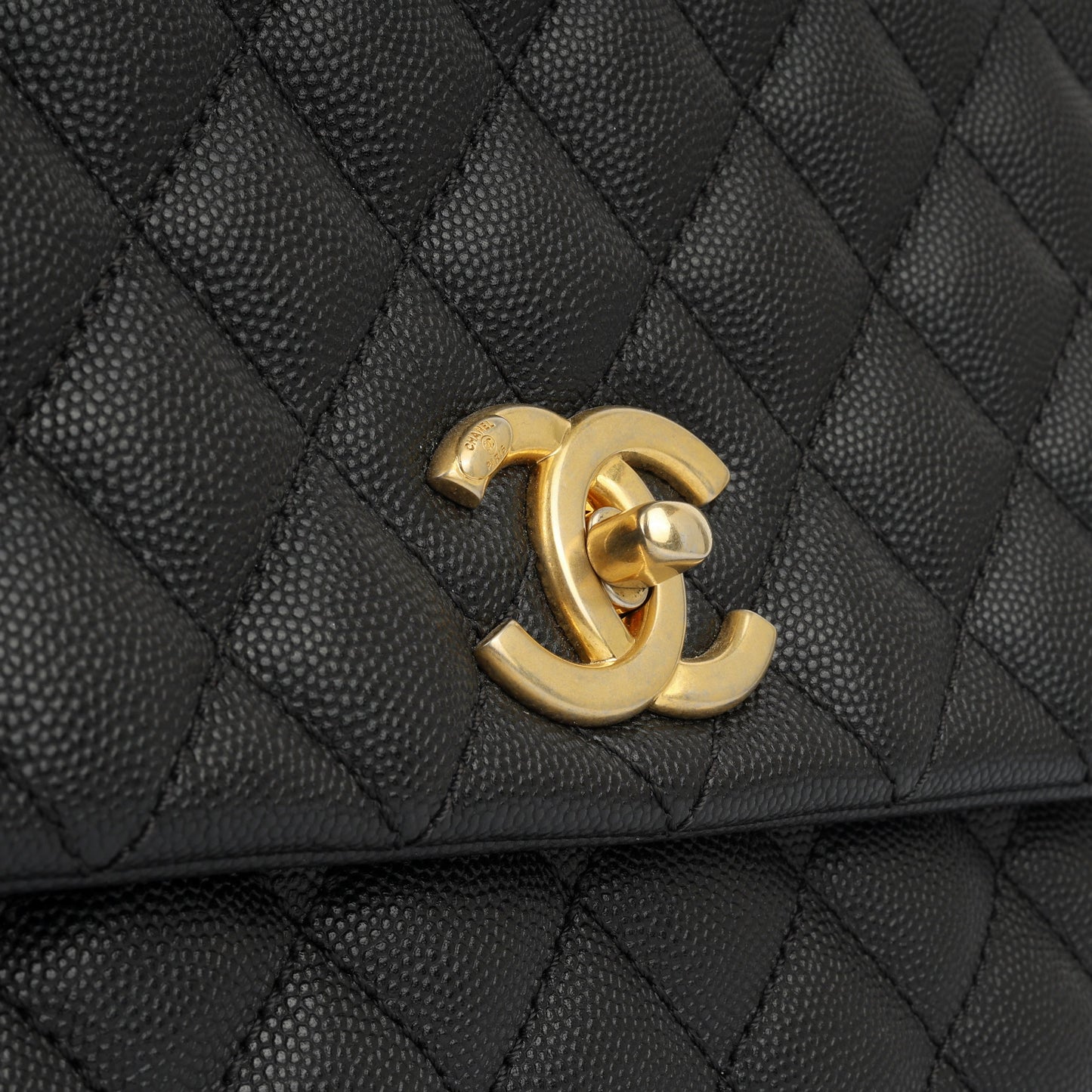 Chanel Coco Handle Lambskin Black Shoulder Bag