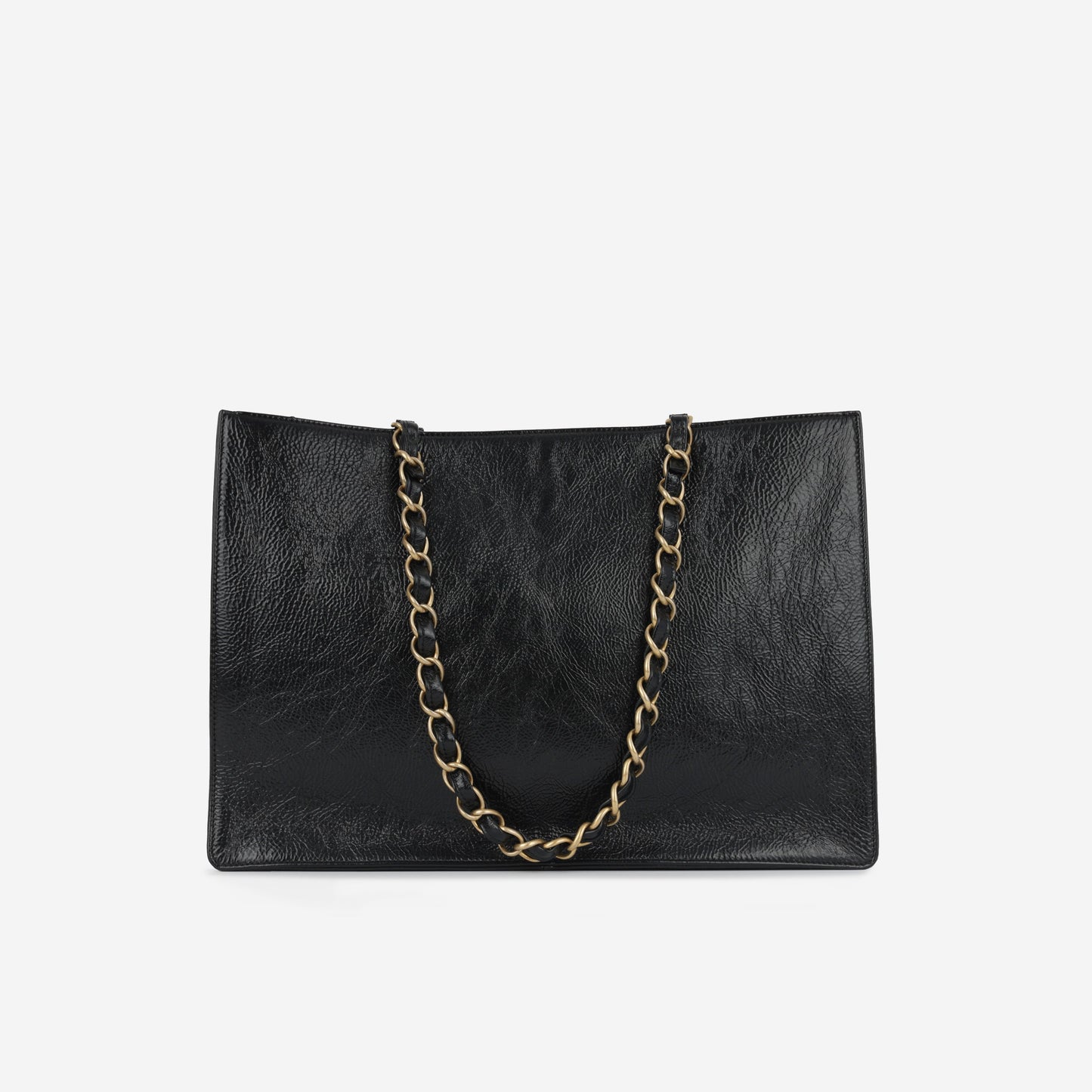 Chanel Shopping Tote Calfskin Black Tote Bag Calfskin