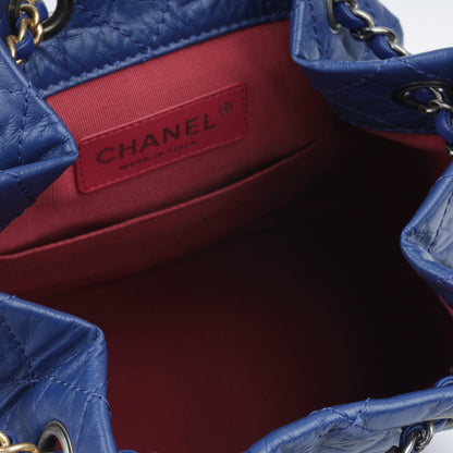 Chanel Gabrielle Calfskin Black Shoulder Bag Calfskin