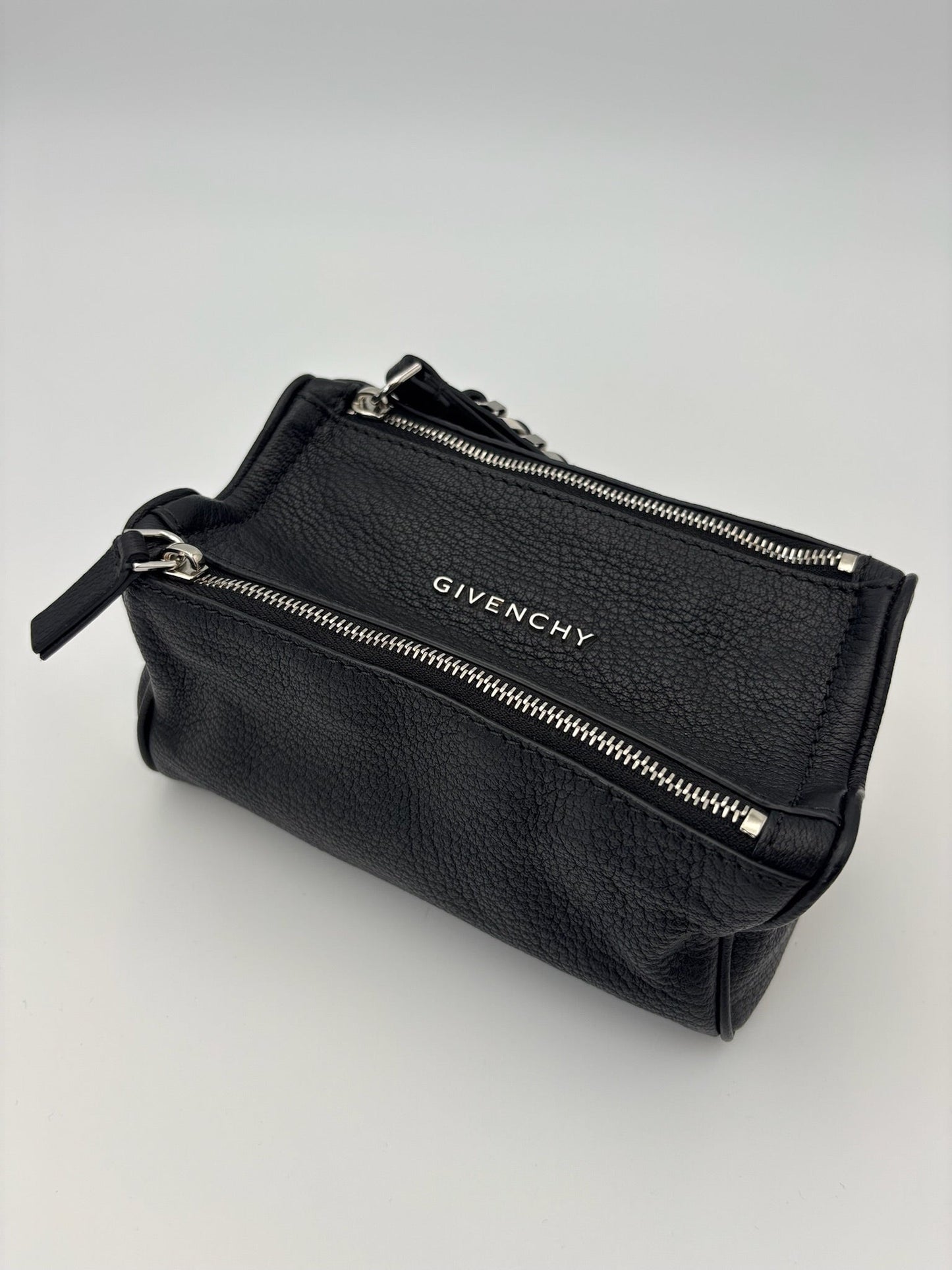 Givenchy Pandora Leather Wristlet Pouch