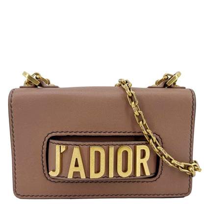 Christian Dior J'Adior Flap Mini Leather Chain Shoulder Bag Rose Poudre