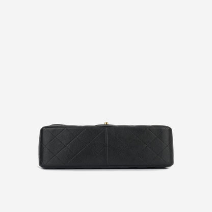 Chanel Classic Flap Lambskin Black Shoulder Bag Style 30