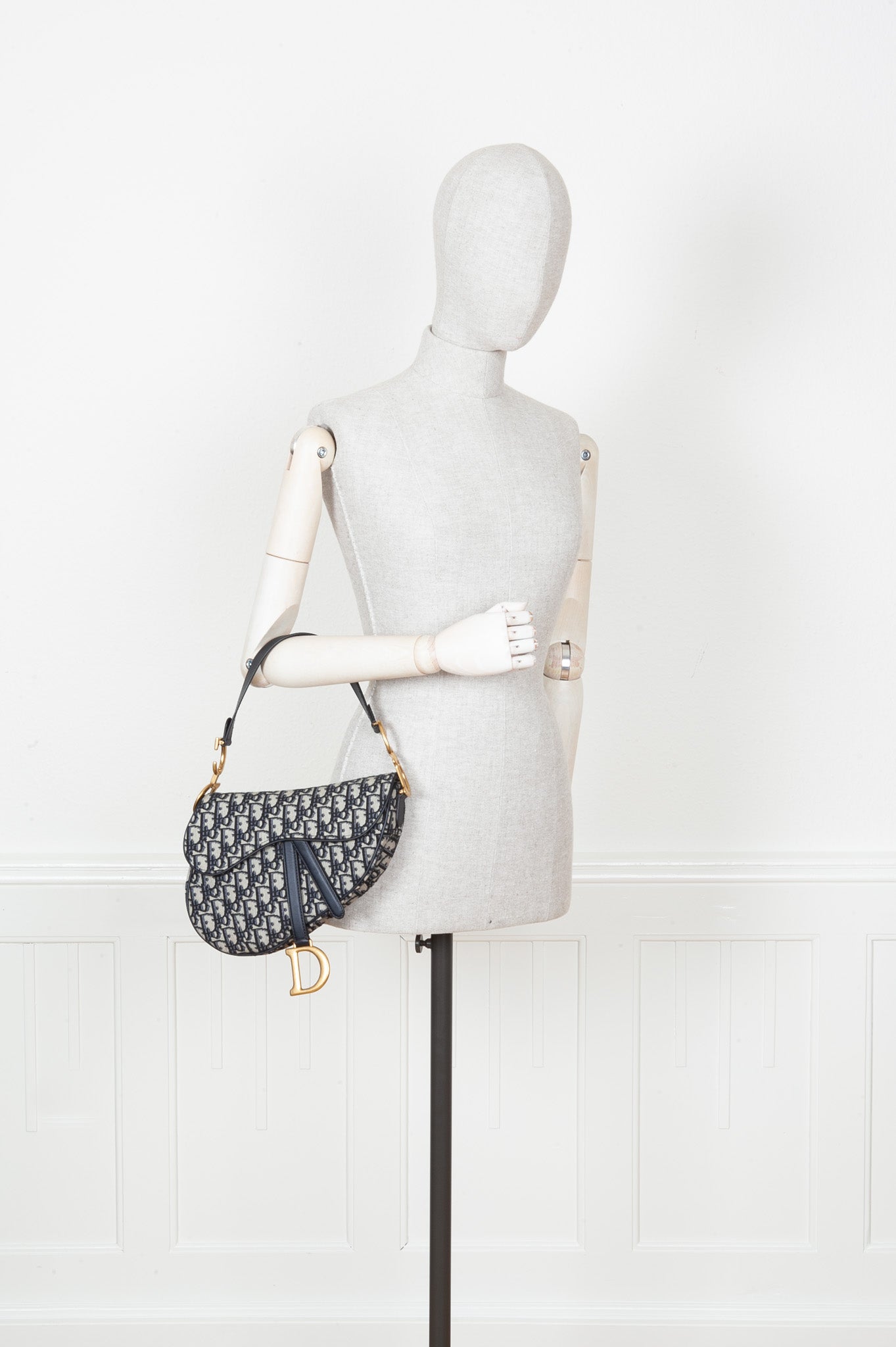 Dior Saddle Oblique Blue Crossbody Style 11