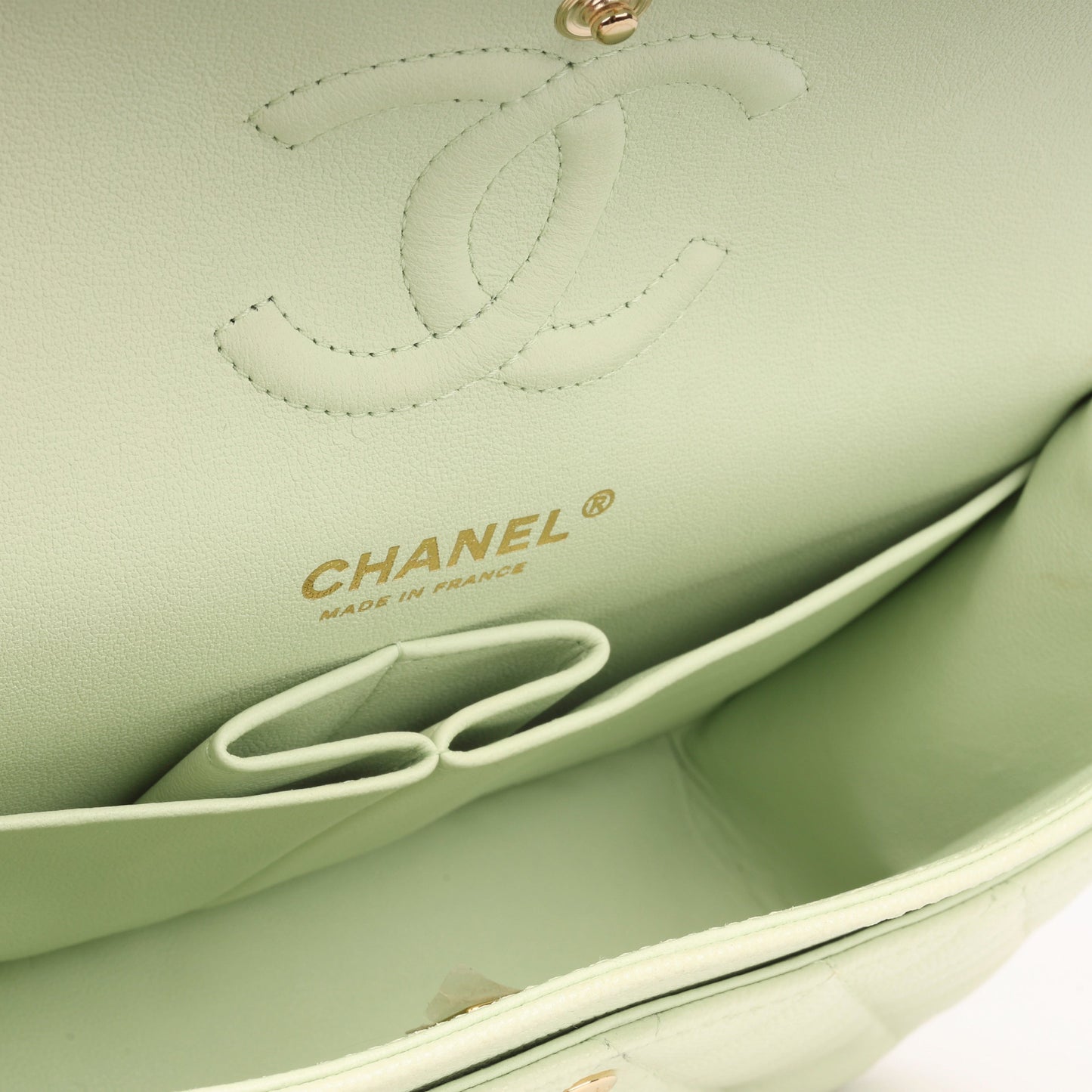 Chanel Classic Flap Lambskin Black Shoulder Bag Style 253